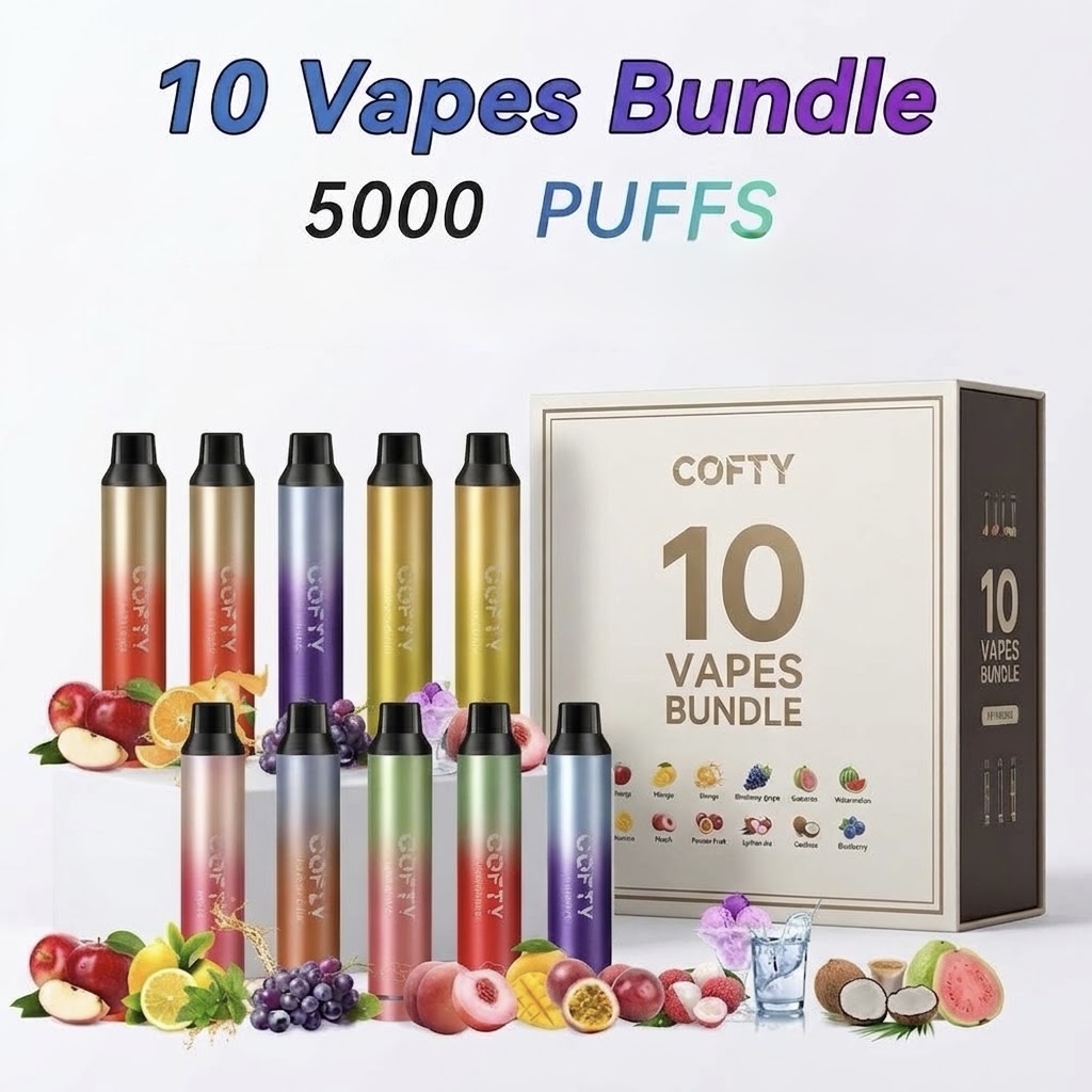 Cofty 5000 Puff Sales Bundle - 10 Vapes